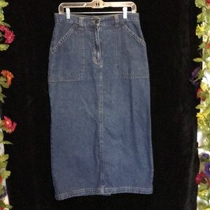 BILL BLASS 8P JEAN SKIRT
